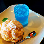 喫茶コマドリ - とうもろこしのパルフェと海のゼリー