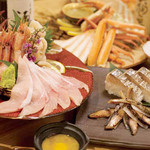Hokuriku Sushi Izakaya Kanazawa Aenokaze - 信州・北陸を中心に旬の食材を取り揃えます