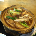 味噌煮込みうどん  
          親子（かしわ➕玉子）¥970