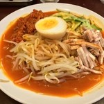 福ちゃん - 冷やし坦々麺（800円）冷やし中華の味噌味的ですが、まぁ美味い