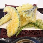 天ぷらなか天 - おすすめ天定食(アップ)