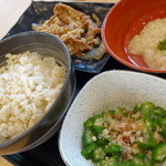 Yoshinoya - 麦とろ牛皿御膳