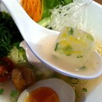 彩蓮 - 柚子を閉じ込めたスープ氷！(2015,07/27)