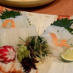 和み庵　篤屋 - 烏賊のお造り