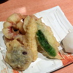和み庵　篤屋 - 烏賊ゲソの天ぷら