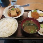 阿字観 - 肉豆腐+コロッケ_2015/08