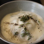 つきじ 文化人 - 磯雪そば 920円=15年8月