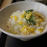 つきじ 文化人 - おそばのお友に百円ご飯=15年8月