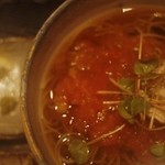 つきじ 文化人 - トマトそば 1,030円=15年8月