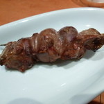 お季味 - 白レバー串（塩）￥180