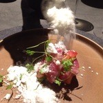 フロリレージュ - 2015.7　鰹に粉雪状のガスパッチョを