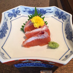 柳家 - 長良川五月鱒お造り 安曇野本山葵