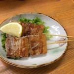 立呑み きむらや - 豚バラ串焼き