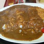 光玉母食堂 めし しんちゃん - 名物のカツカレー