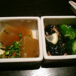 個室 やきとり 旨飯 串Diningぜん - 付き出し。