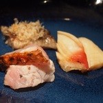 鮨 惣五郎 - お造り③（のどぐろ、ホッキ、イワシ）