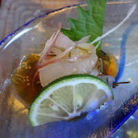 モリタ屋 木屋町店 - 2015.7①前菜五種盛・鯛昆布〆
                    
                    