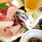 ことぶき亭 - 一人前盛り合わせと、お通し