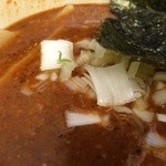 つけめん 玉 - 201508 玉  ★辛いつけめん（中盛無料・900円）★つけだれ