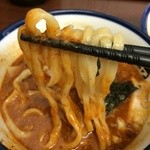 つけめん 玉 - 201508 玉  ★辛いつけめん（中盛無料・900円）★いただきまーす(^-^)/