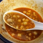 つけめん 玉 - 201508 玉  ★辛いつけめん（中盛無料・900円）★つけ割