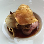 カミムラ  - 滝川産合鴨胸肉のロースト　舞茸と男爵チップ