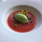 カミムラ  - ニセコ産トマトのガスパチョ胡瓜のソルベ