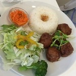 イングリッシュプラスカフェ - 黒酢ミートボール