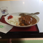 上北山温泉 薬師の湯 - 料理写真:ハンバーグカレー