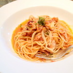 魚介のトマトソースパスタ '15 7月中旬