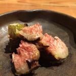 鳥さわ - デザートのいちぢく