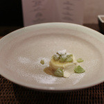 かわ村 - 2015.08再訪 握リゾットコース dolce: フロマージュブランのパンナコッタ☆