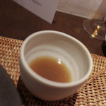 かわ村 - 2015.08再訪 握リゾットコース pasta: オマール海老の天かすそぼろとそのズッパ☆