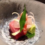 巻きエビ・マグロ・ヒラメ・イカ