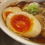 麺や 河野 - 煮玉子アップ