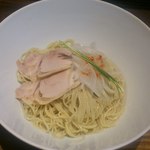 町田汁場 しおらーめん進化 - カラスミ冷麺