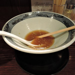 藤堂 - 燻丸（醤油）大盛　完食