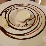 トルナヴェント - 【チョコレートのスフレとバナナジェラート】♫2015/7