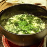 飛騨牛一頭家 馬喰一代 名古屋 - 玉子スープ