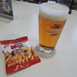 キリンビール 横浜工場 - 一番搾り横浜づくり横浜工場限定醸造と柿ピーチーズ味