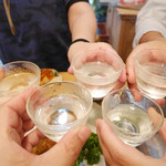 きくち - 2015/7/☆  日本酒で。。再び乾杯！！