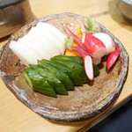 きくち - 2015/7/☆  お新香の数々〜〜