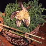 燈々庵 - 岩魚の３人分