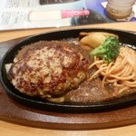 Suteki Miya - 200ｇレギュラーハンバークランチ７８０円税別