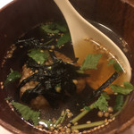 八重洲・静 - 焼きおにぎりのお茶漬け