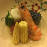 八重洲・静 - 夏野菜の煮物