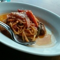 The lounge on the water - 志賀島野菜とトマトソースのスパゲッティーニ