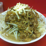 学 - 小ラーメン+チーズカレー+ニンニク+ヤサイ