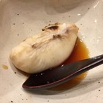 鮨 田なべ - ふぐの白子焼き