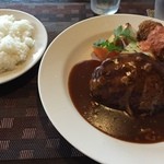 洋食コノヨシ - カニグラタンコロッケとハンバーグ